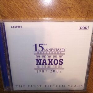 Naxos 15th Anniversary 1987-2002 The First Fifteen Years 2002 Naxos CD Sealed